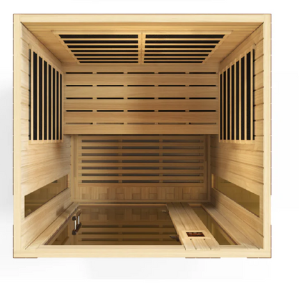 Dynamic "Vittoria" 2 Person Low EMF Far IR Sauna (DYN-6220-01)