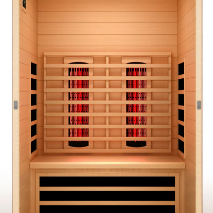 ***New 2026 Model*** Dynamic "Llumeneres" 2 Person Full Spectrum Nero Zero EMF FAR IR Sauna (DYN-6215-03 FS)