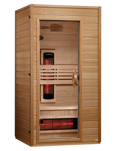 ***New 2026 Model*** Dynamic Martin 1-2 Person Full Spectrum Near Zero EMF FAR IR Sauna (DYN-6006-03 FS)