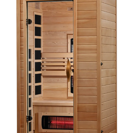 ***New 2026 Model*** Dynamic Martin 1-2 Person Full Spectrum Near Zero EMF FAR IR Sauna (DYN-6006-03 FS)