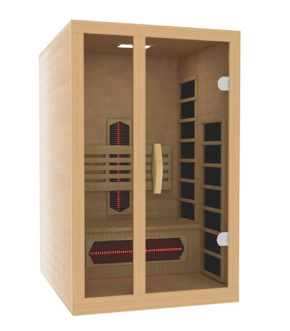 ***New 2026 Model*** Dynamic Gracia 1-2-Person Full Spectrum Near Zero EMF FAR IR Sauna (DYN-6119-03 FS)