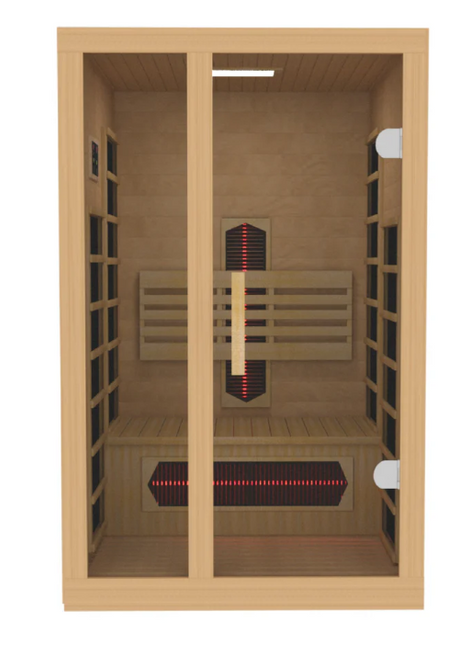 ***New 2026 Model*** Dynamic Gracia 1-2-Person Full Spectrum Near Zero EMF FAR IR Sauna (DYN-6119-03 FS)