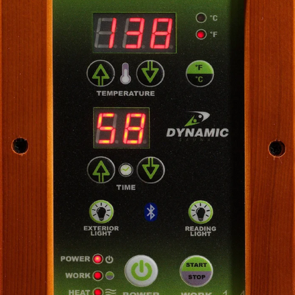 Dynamic "Vittoria" 2 Person Ultra Low EMF Far IR Sauna (DYN-6220-01 Elite)