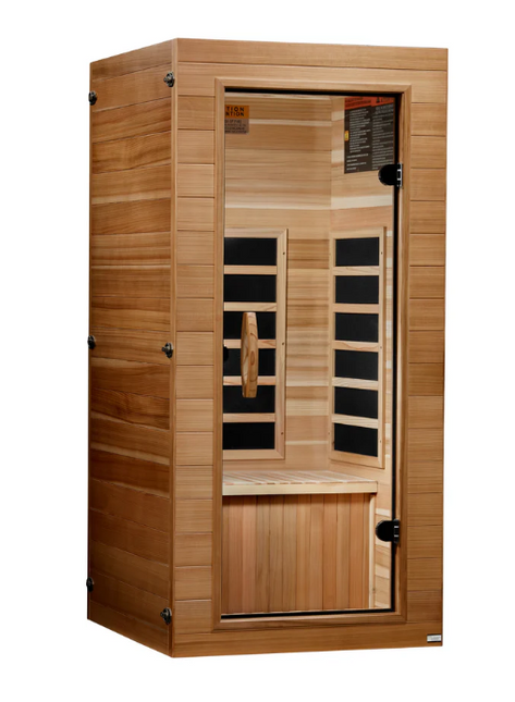 ***New 2026 Model*** Dynamic 1 Person (Compact) Ultra Low EMF FAR Infrared Sauna (DYN-1201-01 Elite)