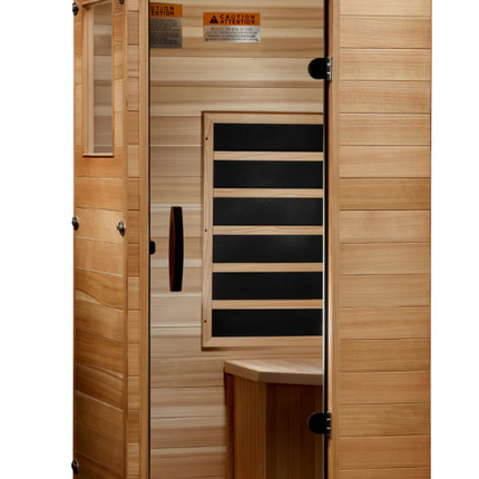 ***New 2026 Model*** Dynamic 1 Person (Compact) Ultra Low EMF FAR Infrared Sauna (DYN-1101-01 Elite)