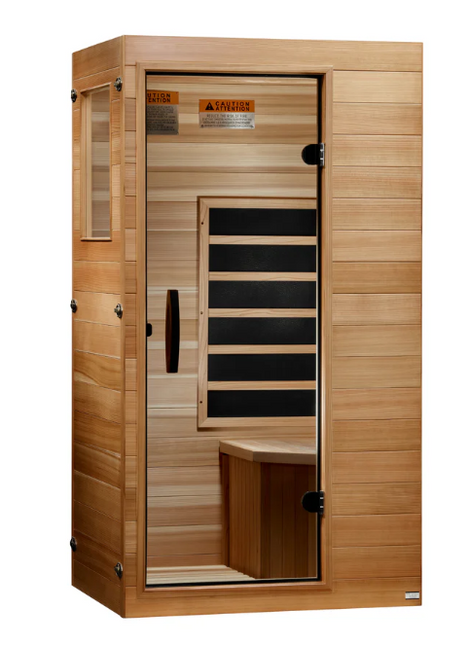 ***New 2026 Model*** Dynamic 1 Person (Compact) Ultra Low EMF FAR Infrared Sauna (DYN-1101-01 Elite)