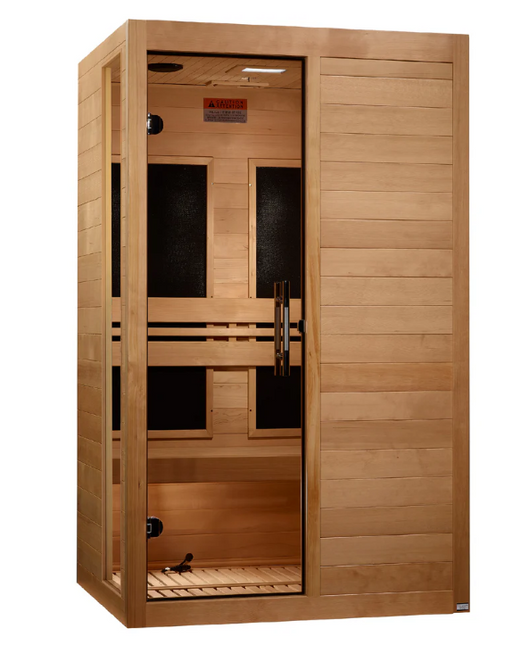 ***New 2026 Model*** Dynamic "Lucca" 2 Person Low EMF FAR IR Sauna (DYN-6215-05)