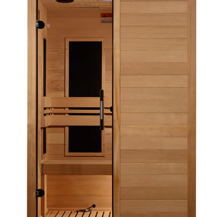 ***New 2026 Model*** Dynamic "Lucca" 2 Person Low EMF FAR IR Sauna (DYN-6215-05)