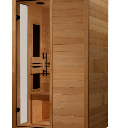 ***New 2026 Model*** Dynamic "Lucca" 2 Person Low EMF FAR IR Sauna (DYN-6215-05)