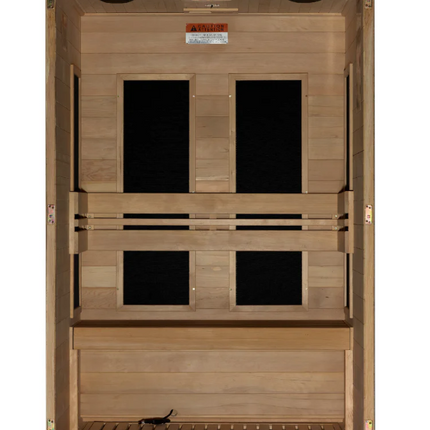 ***New 2026 Model*** Dynamic "Lucca" 2 Person Low EMF FAR IR Sauna (DYN-6215-05)