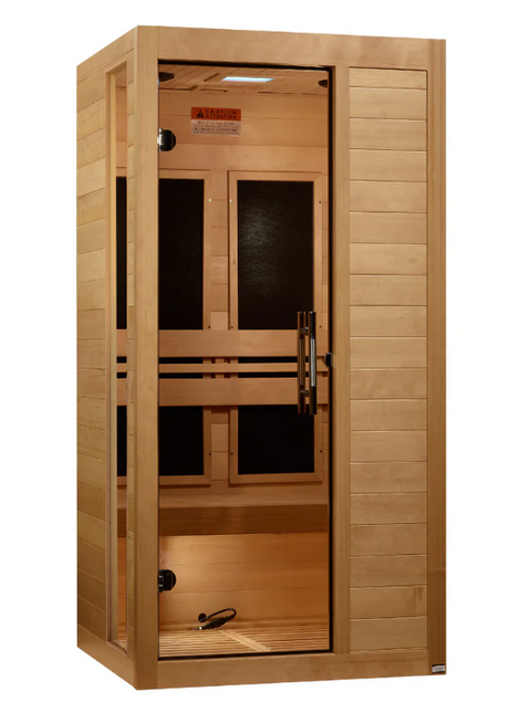 ***New 2026 Model*** Dynamic "Veneto" 1-2 Person Low EMF FAR IR Sauna (DYN-6115-05)