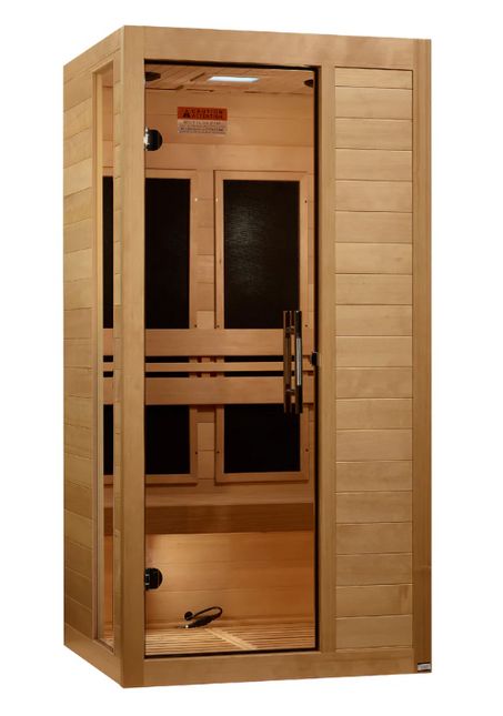 ***New 2026 Model*** Dynamic "Veneto" 1-2 Person Ultra Low EMF FAR IR Sauna (DYN-6115-05 Elite)