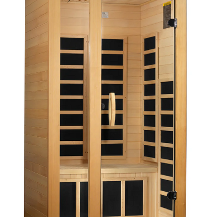 ***New 2026 Model*** Dynamic "Gracia" 1-2 Person Ultra Low EMF FAR IR Sauna (DYN-6119-01 Elite)