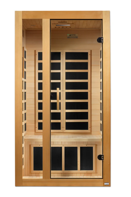 ***New 2026 Model*** Dynamic "Gracia" 1-2 Person Ultra Low EMF FAR IR Sauna (DYN-6119-01 Elite)