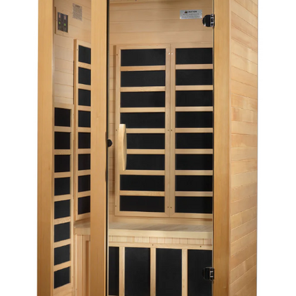 ***New 2026 Model*** Dynamic "Gracia" 1-2 Person Ultra Low EMF FAR IR Sauna (DYN-6119-01 Elite)