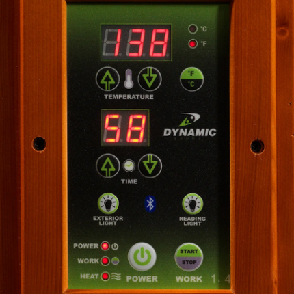 Dynamic "Madrid Limited Elite" 3 Person Ultra Low EMF FAR IR Sauna (DYN-6310-04 Elite)