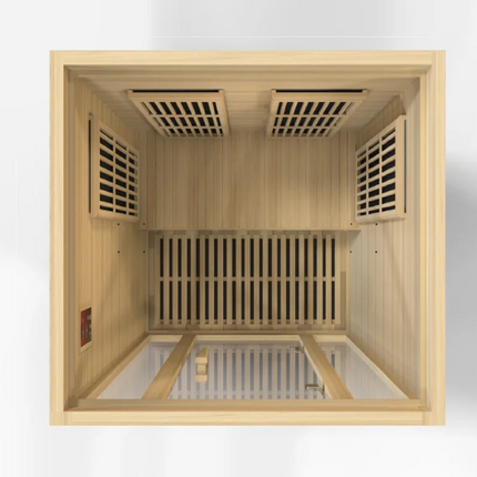 Maxxus "Seattle" 2 Person Low EMF FAR IR Sauna (MX-J206-01)