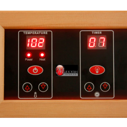 Maxxus "Seattle" 2 Person Low EMF FAR IR Sauna (MX-J206-01)