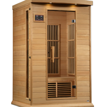 Maxxus 2 Person Near Zero EMF FAR IR Sauna (MX-K206-01-ZF HEM)