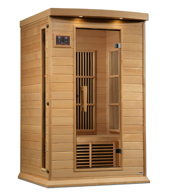 Maxxus 2 Person Near Zero EMF FAR IR Sauna (MX-K206-01-ZF HEM)