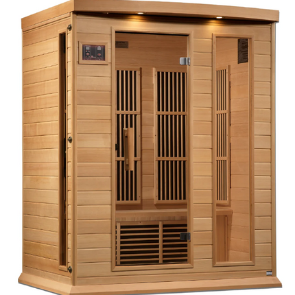 Maxxus 3 Person Near Zero EMF FAR IR Sauna (MX-K306-01-ZF HEM)