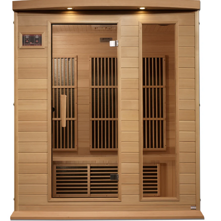 Maxxus 3 Person Near Zero EMF FAR IR Sauna (MX-K306-01-ZF HEM)