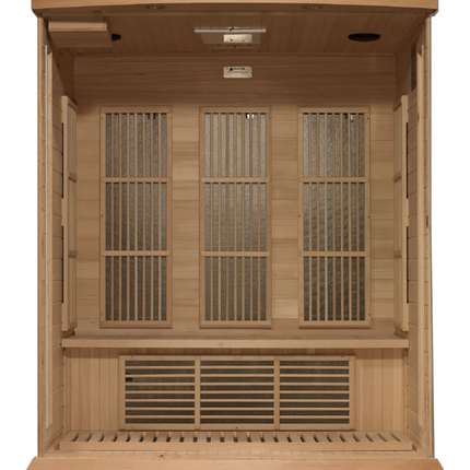 Maxxus 3 Person Near Zero EMF FAR IR Sauna (MX-K306-01-ZF HEM)