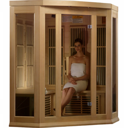 Maxxus 3 Person Low EMF FAR IR Sauna (MX-K356-01)