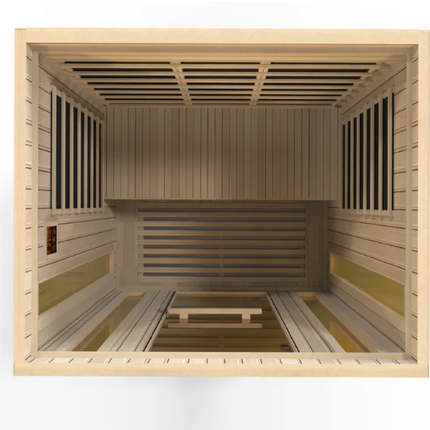 Maxxus "Trinity" Dual Tech 3 person Low EMF FAR IR Sauna (MX-LS3-01)