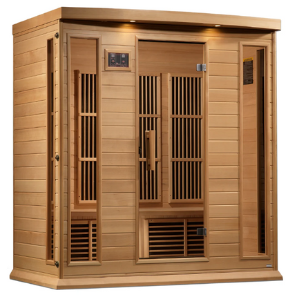 Maxxus 4 Person Near Zero EMF FAR IR Sauna (MX-K406-01-ZF HEM)