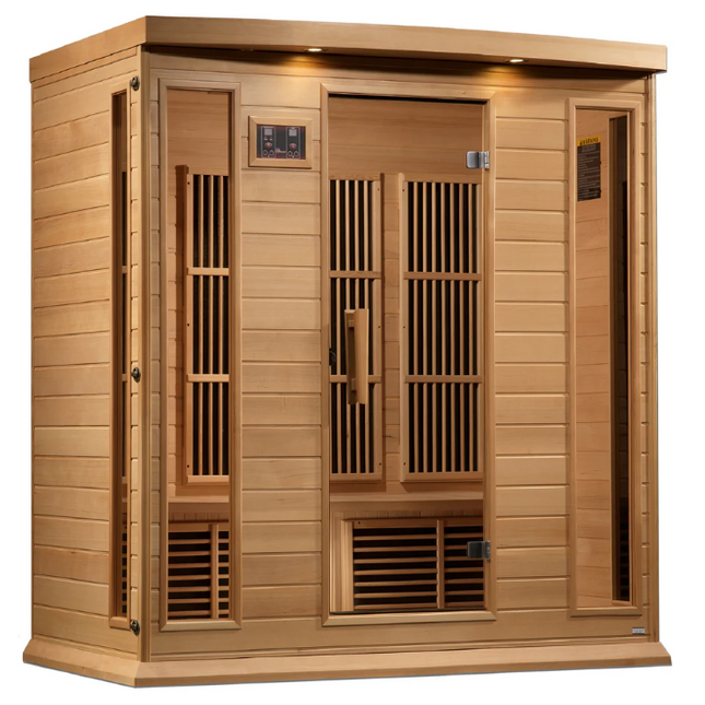 Maxxus 4 Person Near Zero EMF FAR IR Sauna (MX-K406-01-ZF HEM)