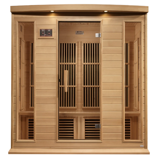 Maxxus 4 Person Near Zero EMF FAR IR Sauna (MX-K406-01-ZF HEM)