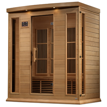 Maxxus 4 Person Near Zero EMF FAR IR Sauna (MX-K406-01-ZF HEM)
