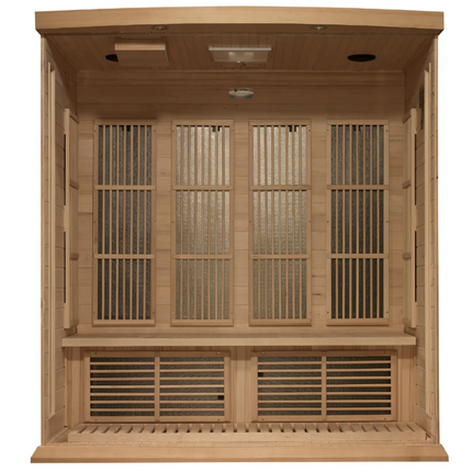 Maxxus 4 Person Near Zero EMF FAR IR Sauna (MX-K406-01-ZF HEM)