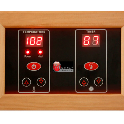 Maxxus "Toulose" 2 Person Low EMF FAR IR Sauna (MX-K206-01)