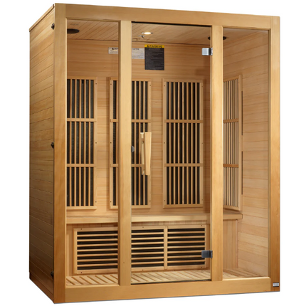 Maxxus "Bellevue" 3 Person Low EMF FAR IR Sauna (MX-J306-01)