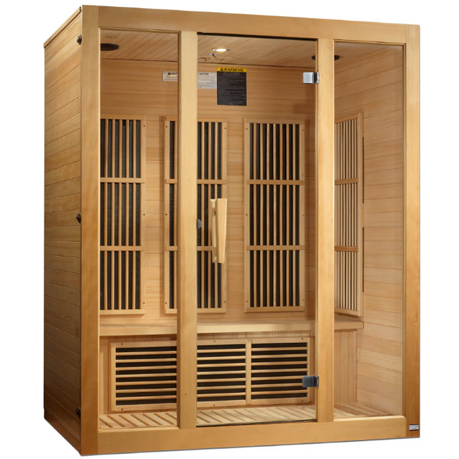 Maxxus "Bellevue" 3 Person Low EMF FAR IR Sauna (MX-J306-01)