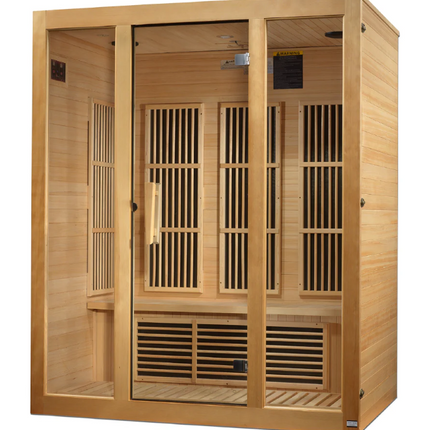 Maxxus "Bellevue" 3 Person Low EMF FAR IR Sauna (MX-J306-01)