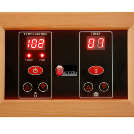 Maxxus "Bellevue" 3 Person Low EMF FAR IR Sauna (MX-J306-01)