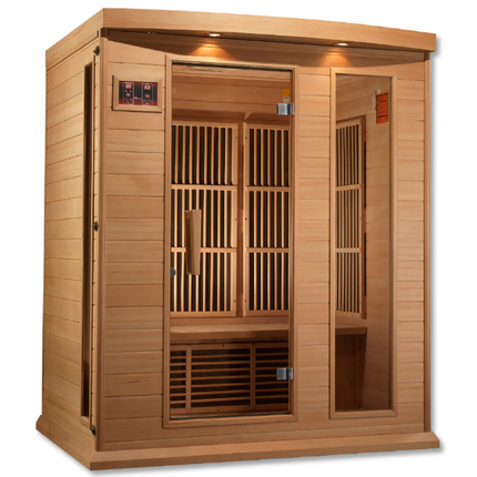 Maxxus 3 Person Low EMF FAR IR Sauna (MX-K306-01)
