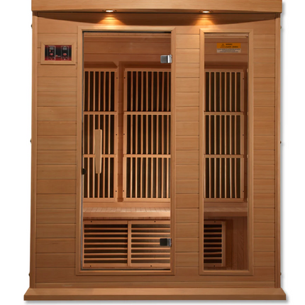 Maxxus 3 Person Low EMF FAR IR Sauna (MX-K306-01)
