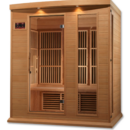 Maxxus 3 Person Low EMF FAR IR Sauna (MX-K306-01)