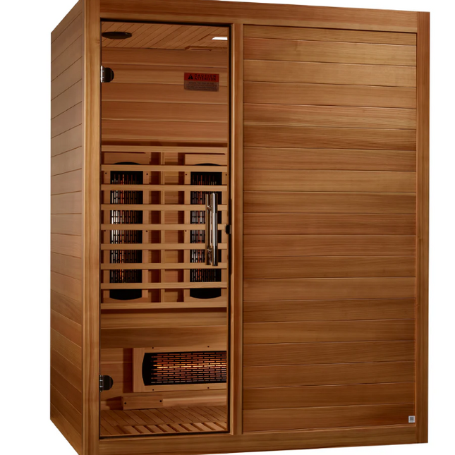 Maxxus "S-Line" 3 Person Full Spectrum IR Sauna (MX-S306-01-FS-PC)