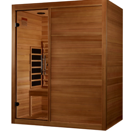 Maxxus "S-Line" 3 Person Full Spectrum IR Sauna (MX-S306-01-FS-PC)