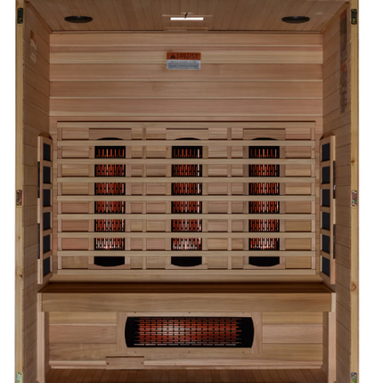 Maxxus "S-Line" 3 Person Full Spectrum IR Sauna (MX-S306-01-FS-PC)