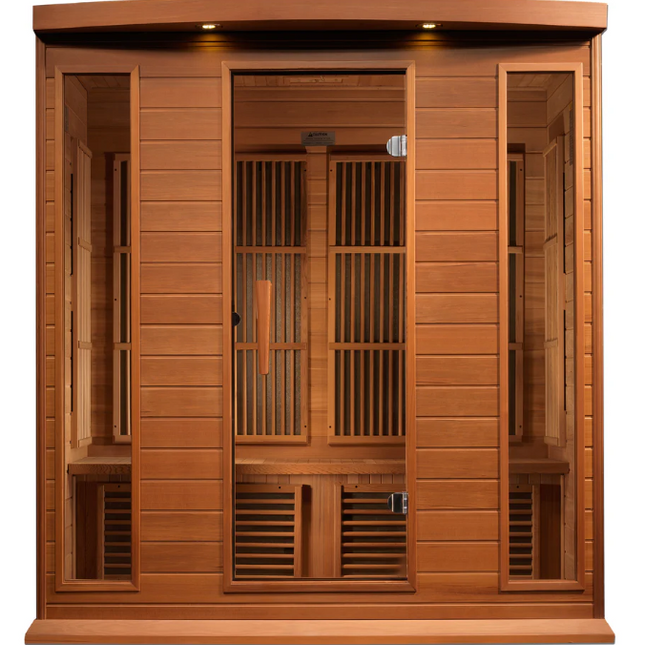 Maxxus "Chaumont" 4 Person Near Zero EMF FAR IR Sauna (MX-K406-01-ZF CED)