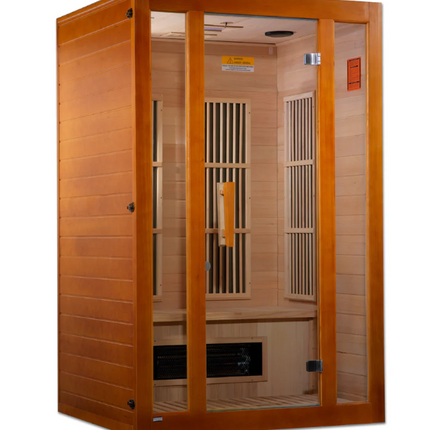 Maxxus "Aspen" Dual Tech 2 person Low EMF FAR IR Sauna (MX-J206-02S)