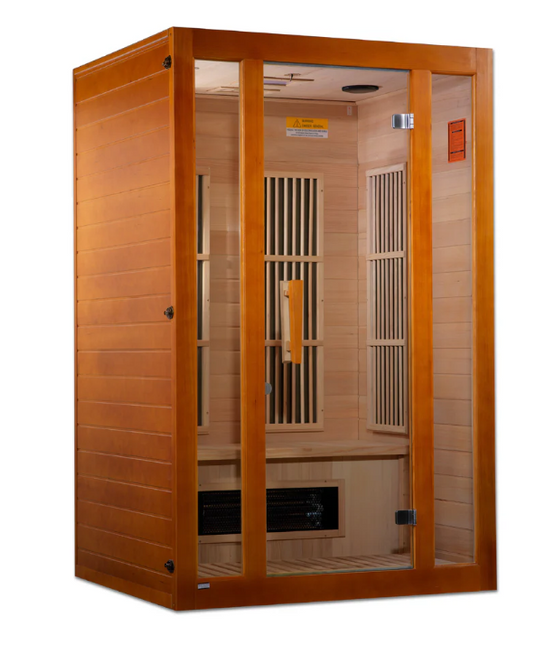 Maxxus "Aspen" Dual Tech 2 person Low EMF FAR IR Sauna (MX-J206-02S)
