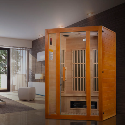 Maxxus "Aspen" Dual Tech 2 person Low EMF FAR IR Sauna (MX-J206-02S)