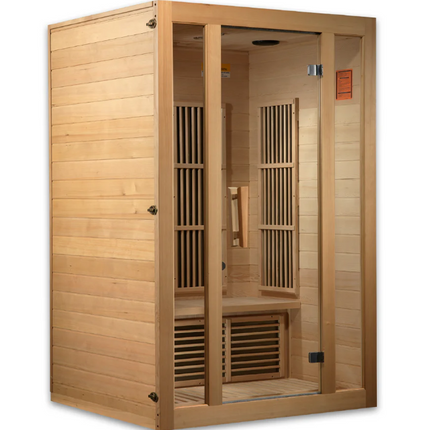 Maxxus "Seattle" 2 Person Near Zero EMF FAR IR Sauna (MX-J206-01-ZF)